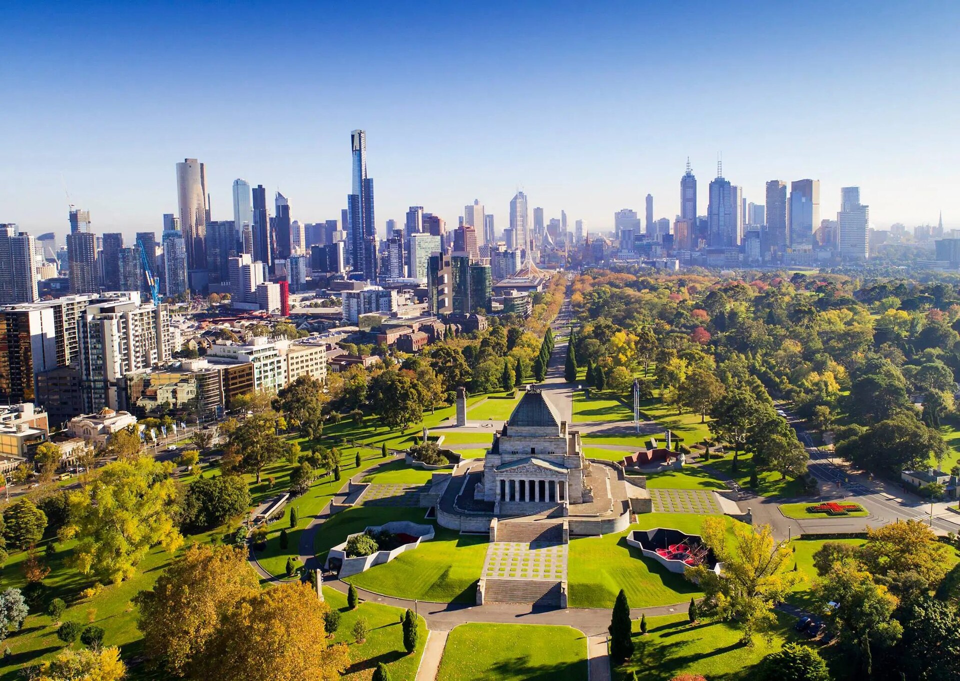 Melbourne city skyline - the market our Melbourne based web design and SEO agency serves